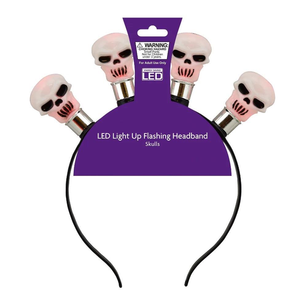 Flashing LED Halloween Headbands