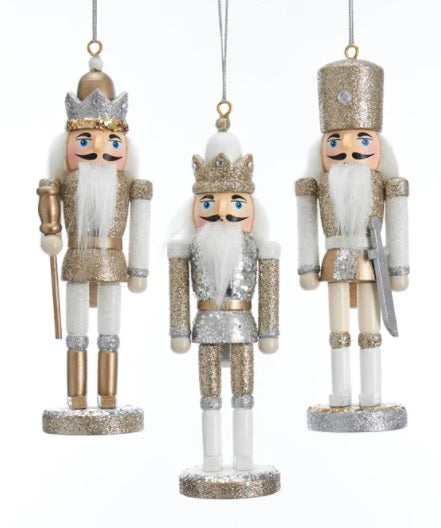 Nutcracker ornaments. This picture displays all three options.