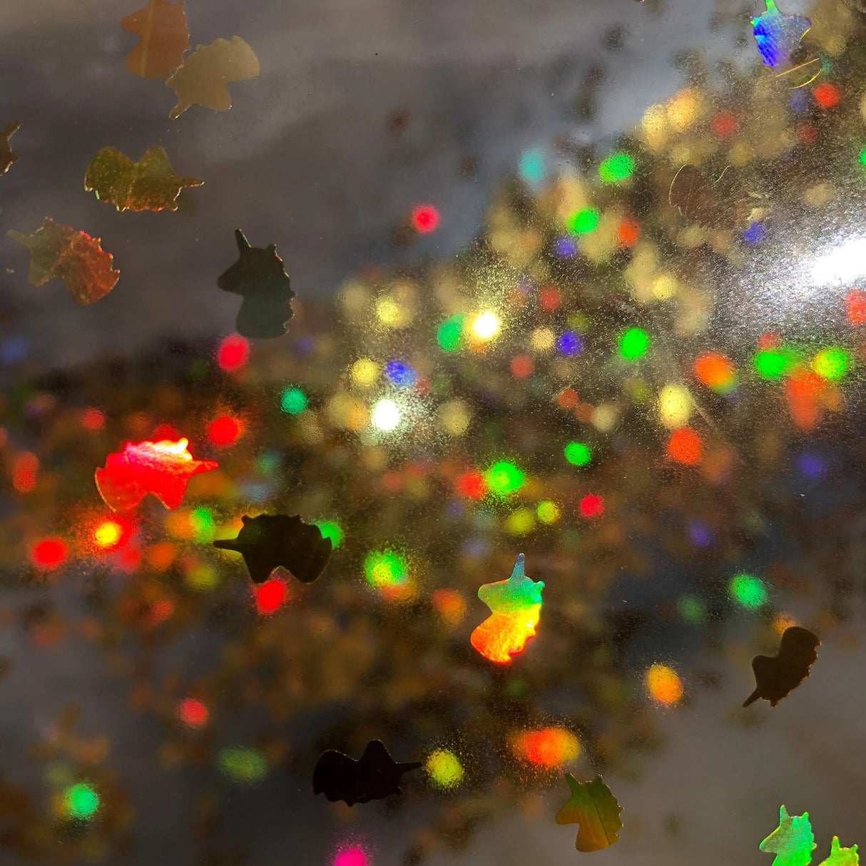 Swimline LED Light Up Inflatable Glitter Unicorn Ring