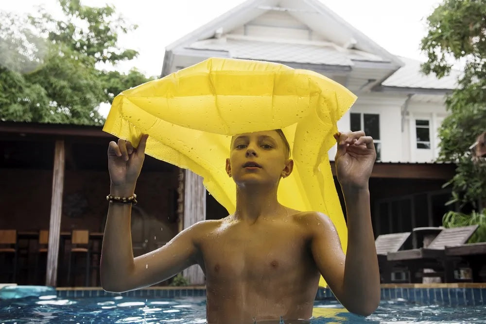 Swimline Transparent Color Brite Inflatable Pool Mat