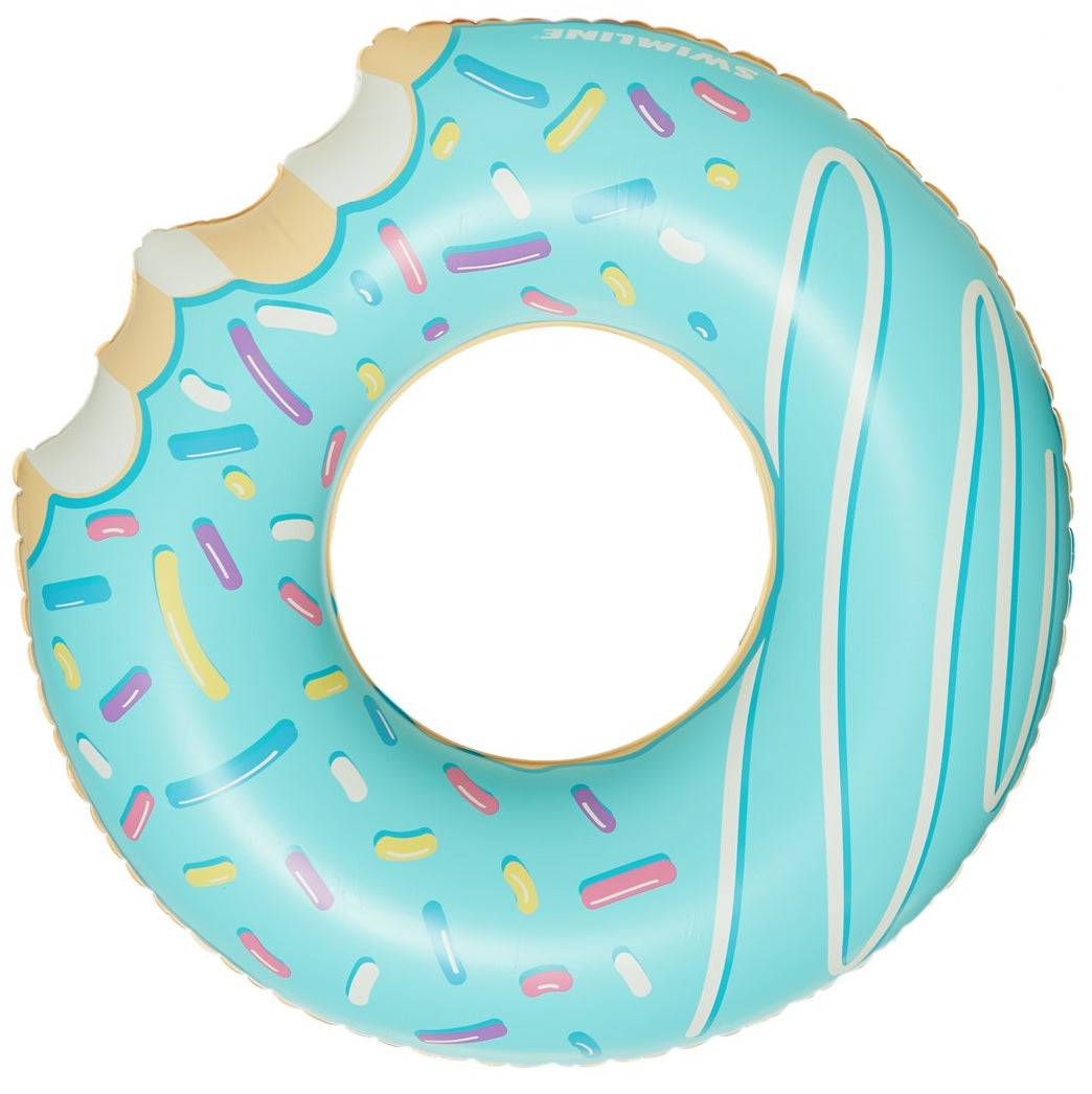 Swimline's Blue Sprinkled Donut Ring Pool Float
