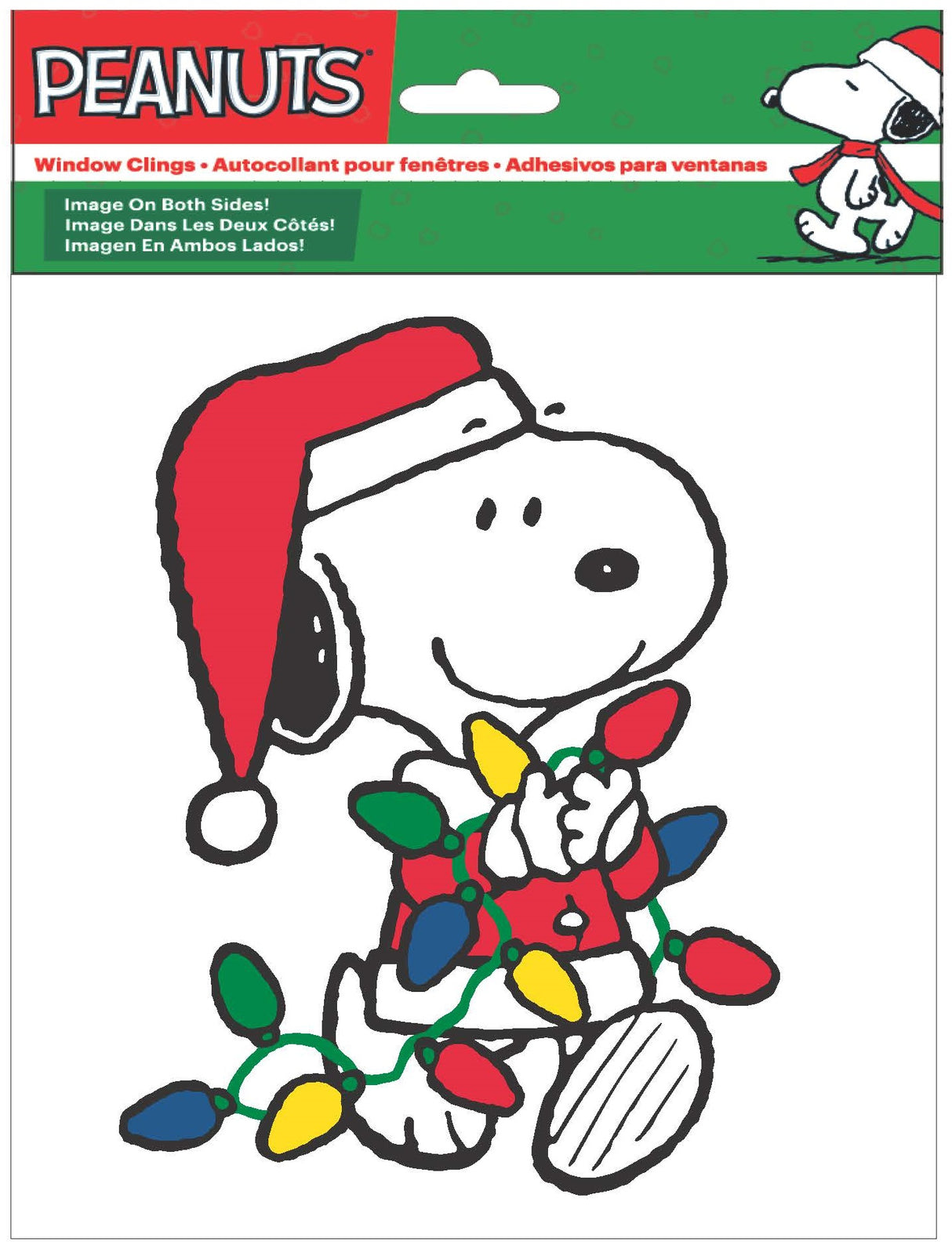 Peanuts Gel Window Cling