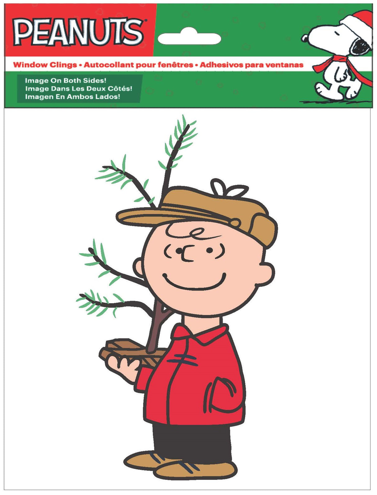 Peanuts Gel Window Cling