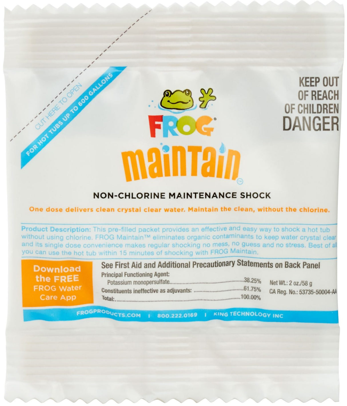 FROG® Maintain™ Shock for Hot Tubs