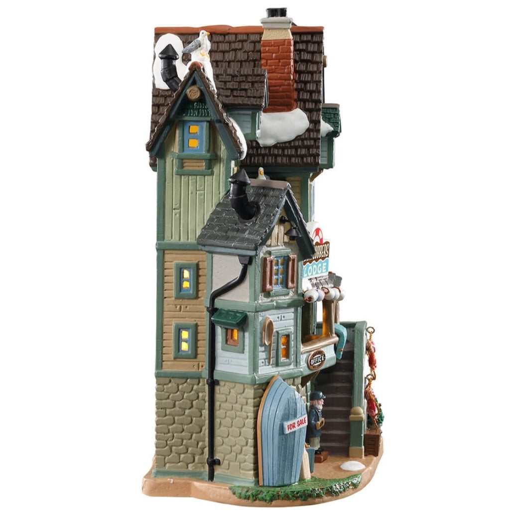 Lemax Plymouth Corners Lighted Building: Landlubbers Lodge #15753