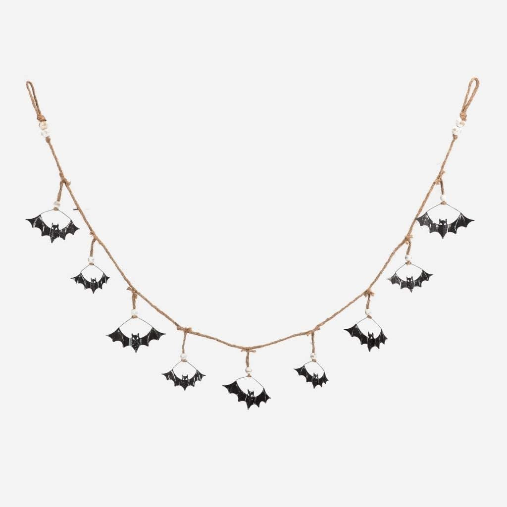 5.5' Metal Bat Halloween Garland