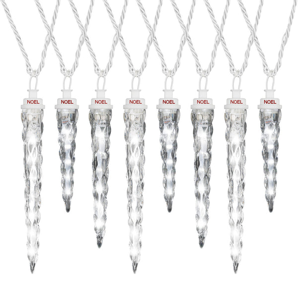 Shooting Star® Icicle Light String (Set of 8 LED Lights)