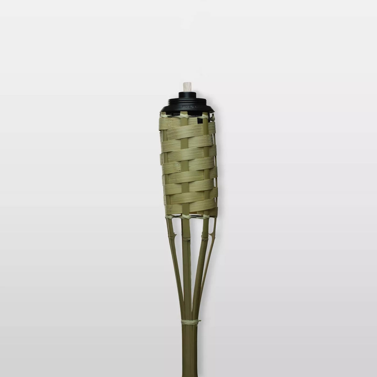 57" Weather-Resistant Coated Natural Bamboo TIKI® Torch