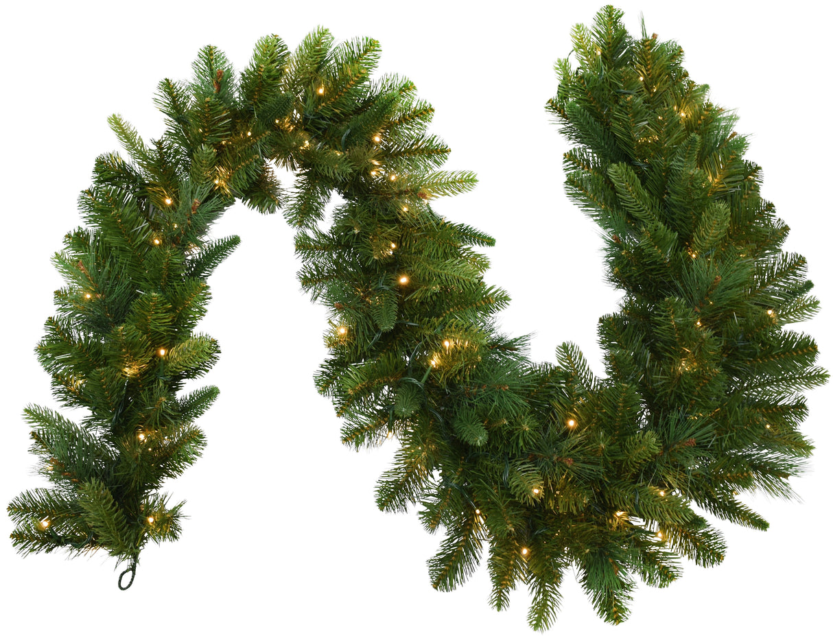 6' Bristol Spruce Decorative Pre-Lit Garland