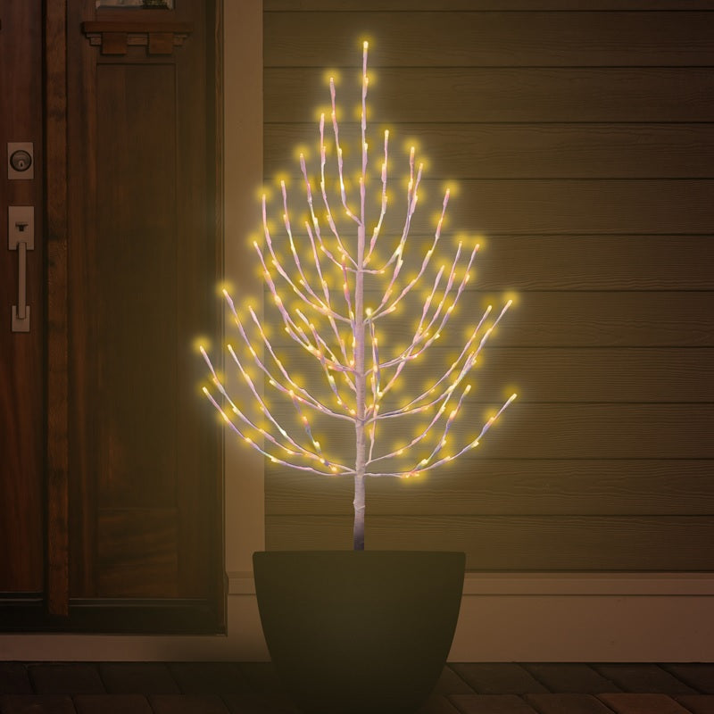 3' Twig Tree Decoration with Twinkling 5MM LED Lights