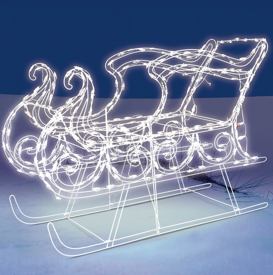 LED sleigh decoration.