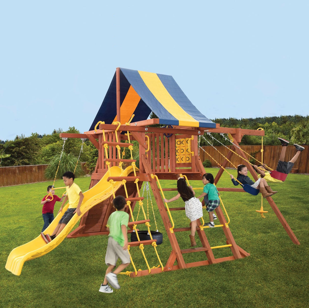 Parrot Island Playcenter with Tarp