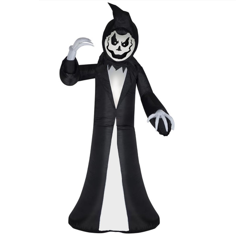 Gemmy Airblown® Inflatable Halloween Animated Reaper with Turning Head