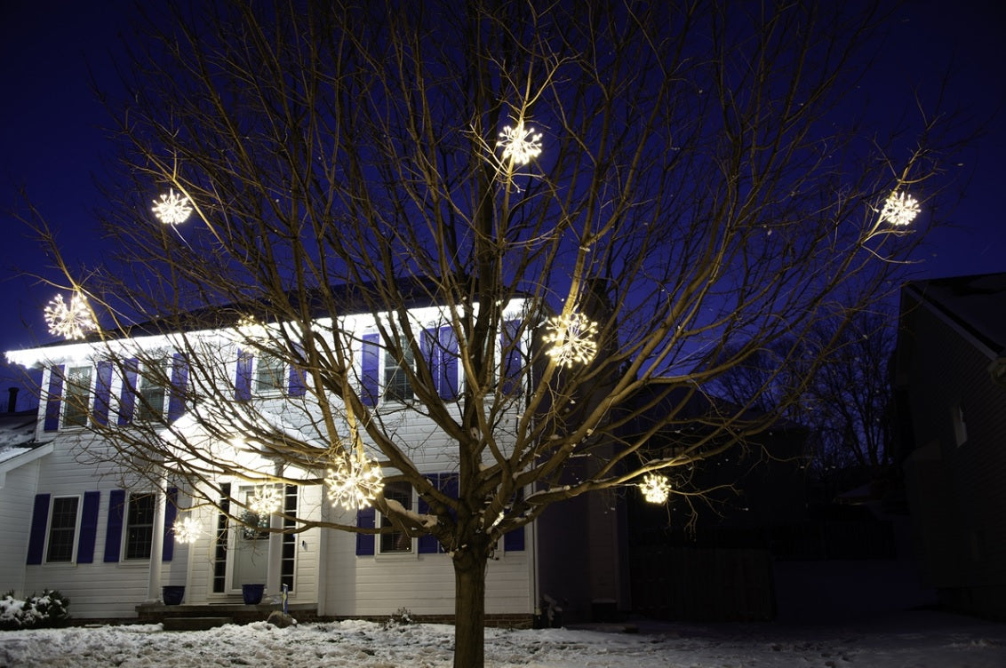 16" 3D Shimmering Sphere with LED Lights