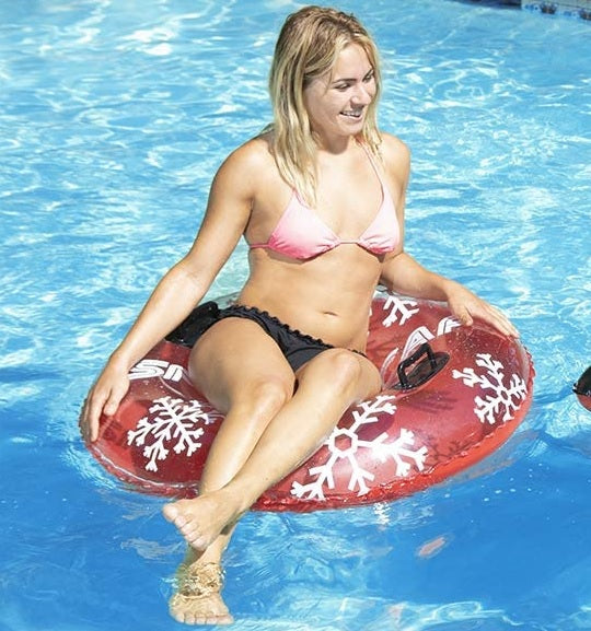 Poolmaster's Sno Cap Inflatable Inner Tube