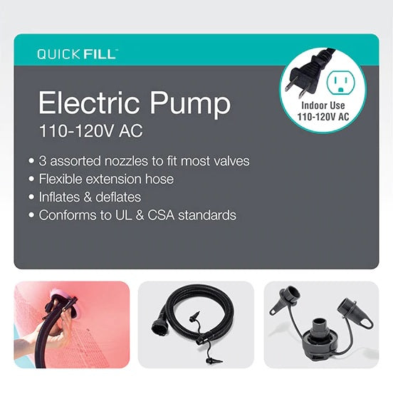 Electric air pump.