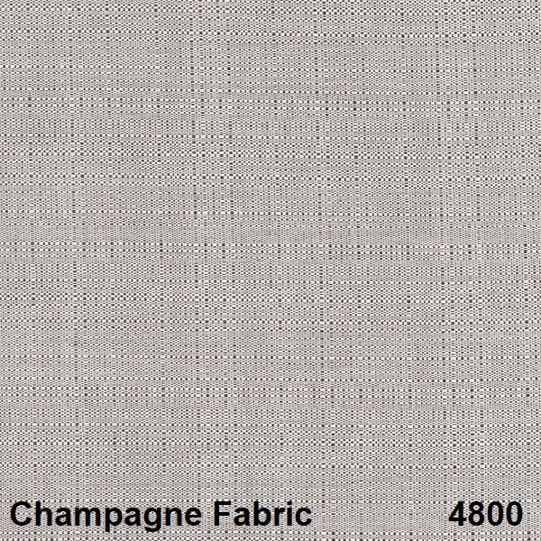 9' Starlux Collar Tilt Market Umbrella in a Bronze Frame with a Champagne Canopy