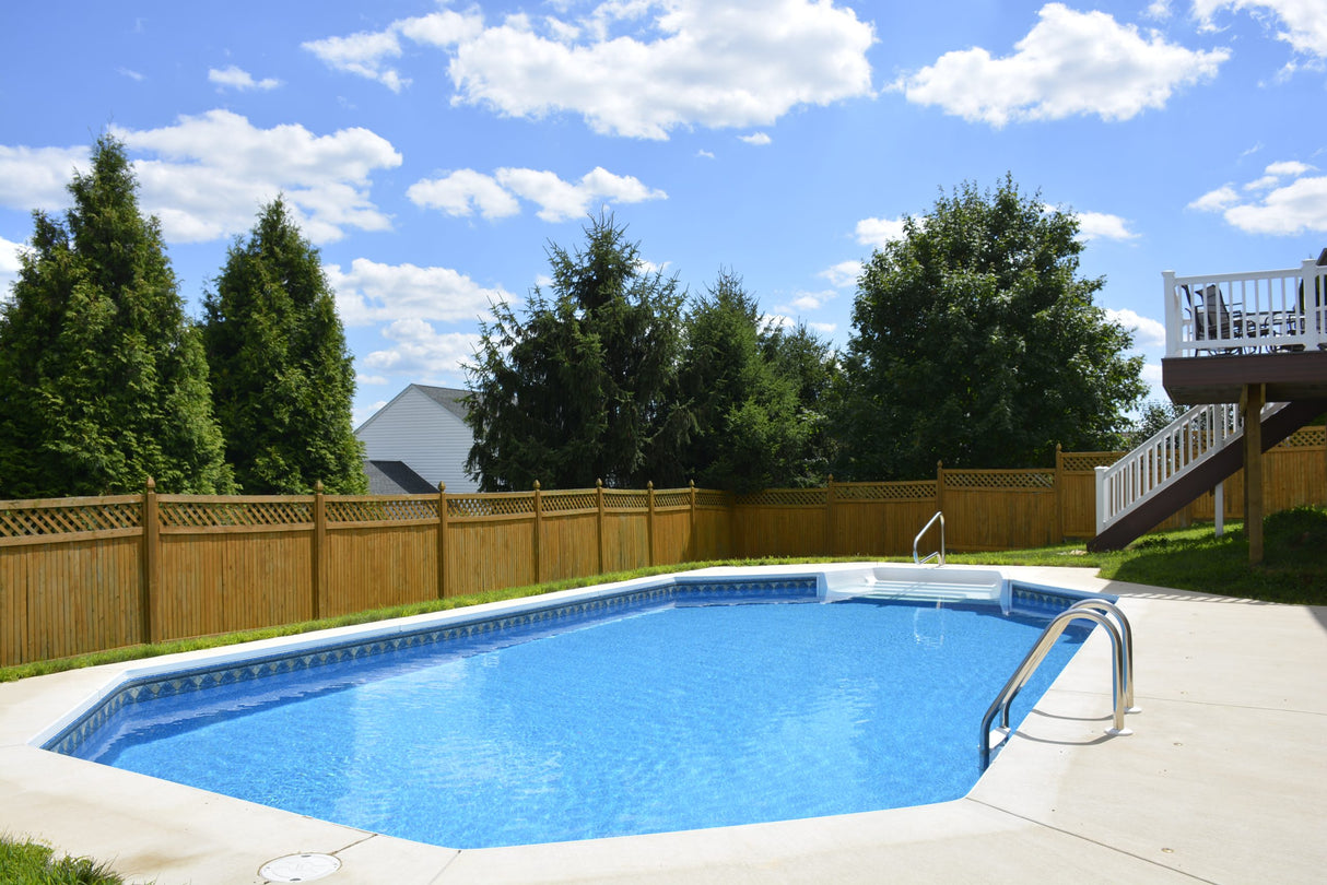 Foxpool Inground or Semi-Inground Ultimate Oval Grecian Pool