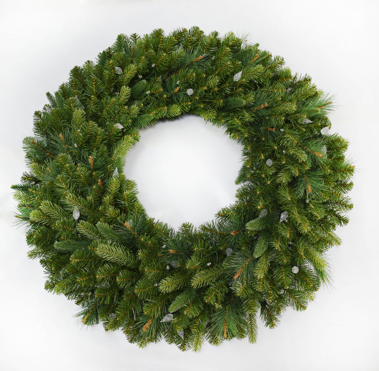36" Winchester Pine Wreath Pre-Lit with C6 Designer Steady Lights