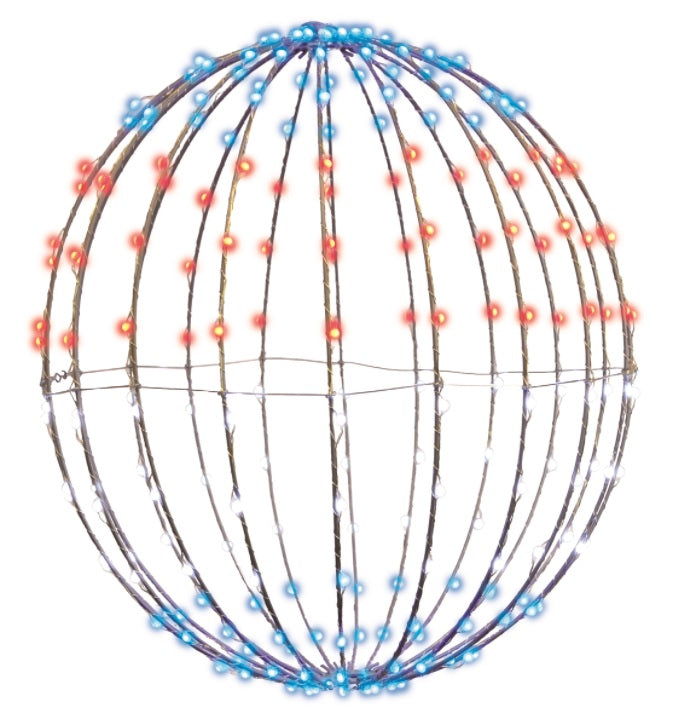 3D Foldable LED Sphere Ornament