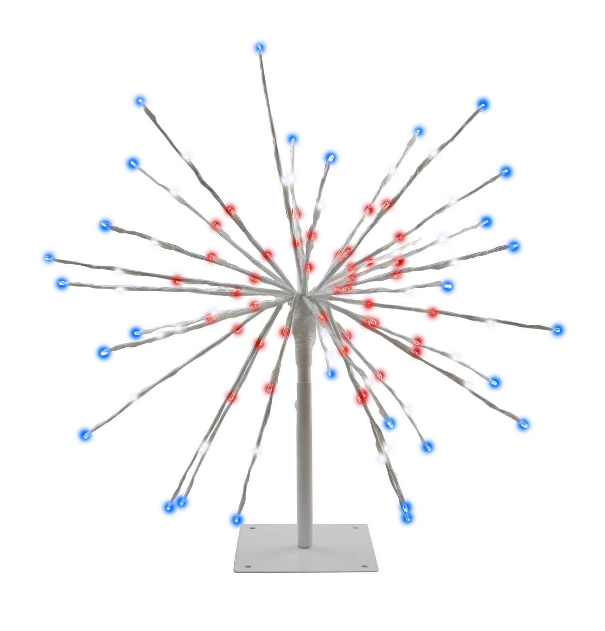 24" 3-in-1 Patriotic LED Radiant Blast Light-Up Wire Decor