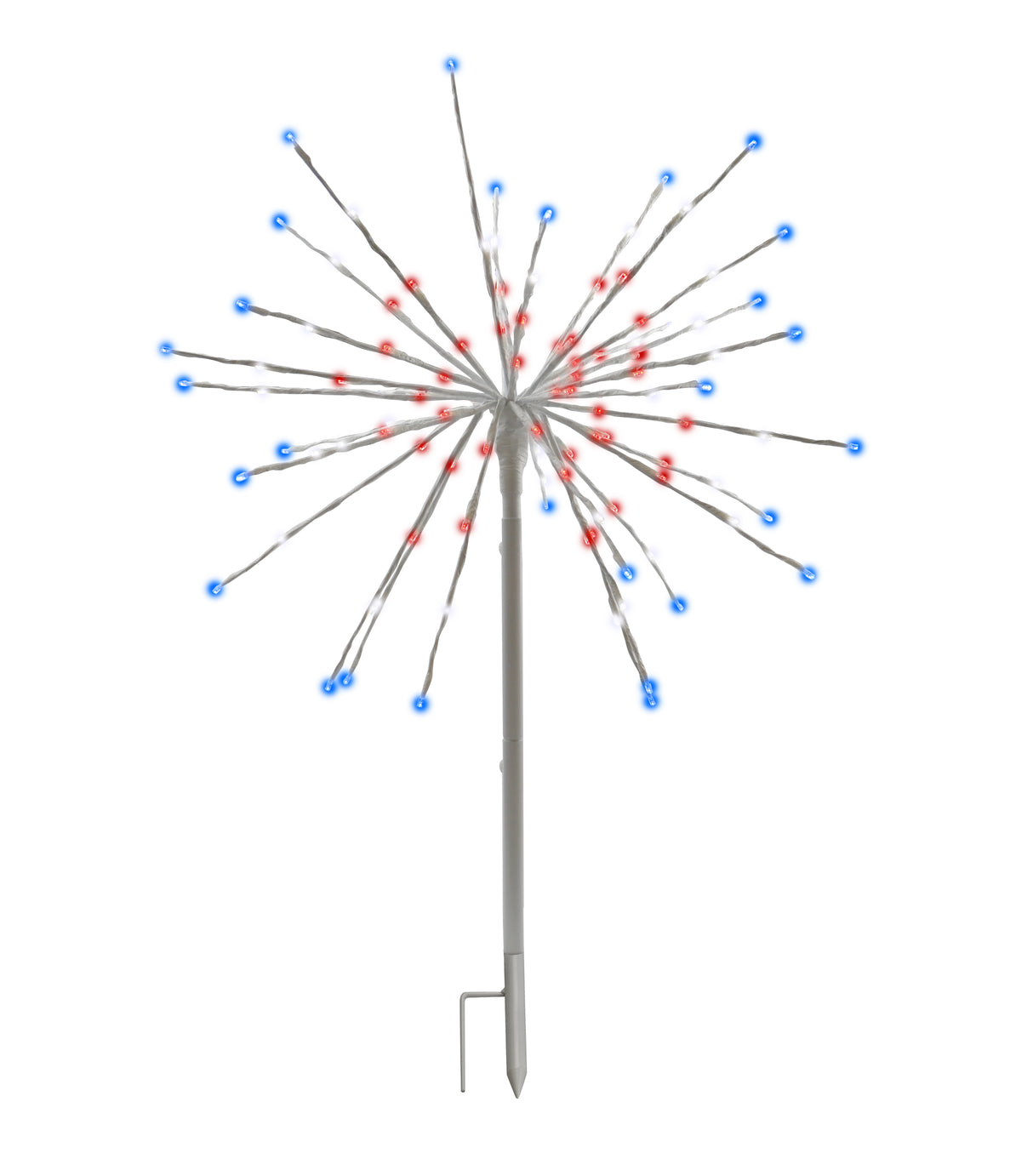 24" 3-in-1 Patriotic LED Radiant Blast Light-Up Wire Decor