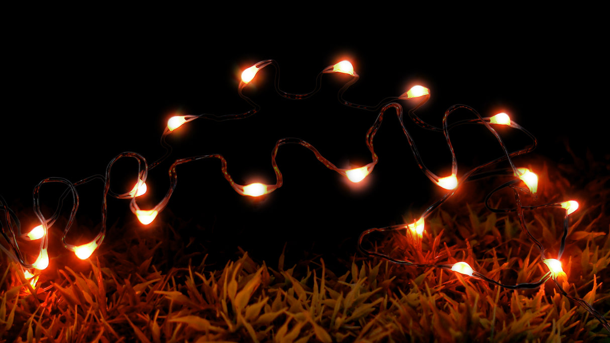 Set of 40 Battery-Operated Micro LED Starry Waterproof Lights