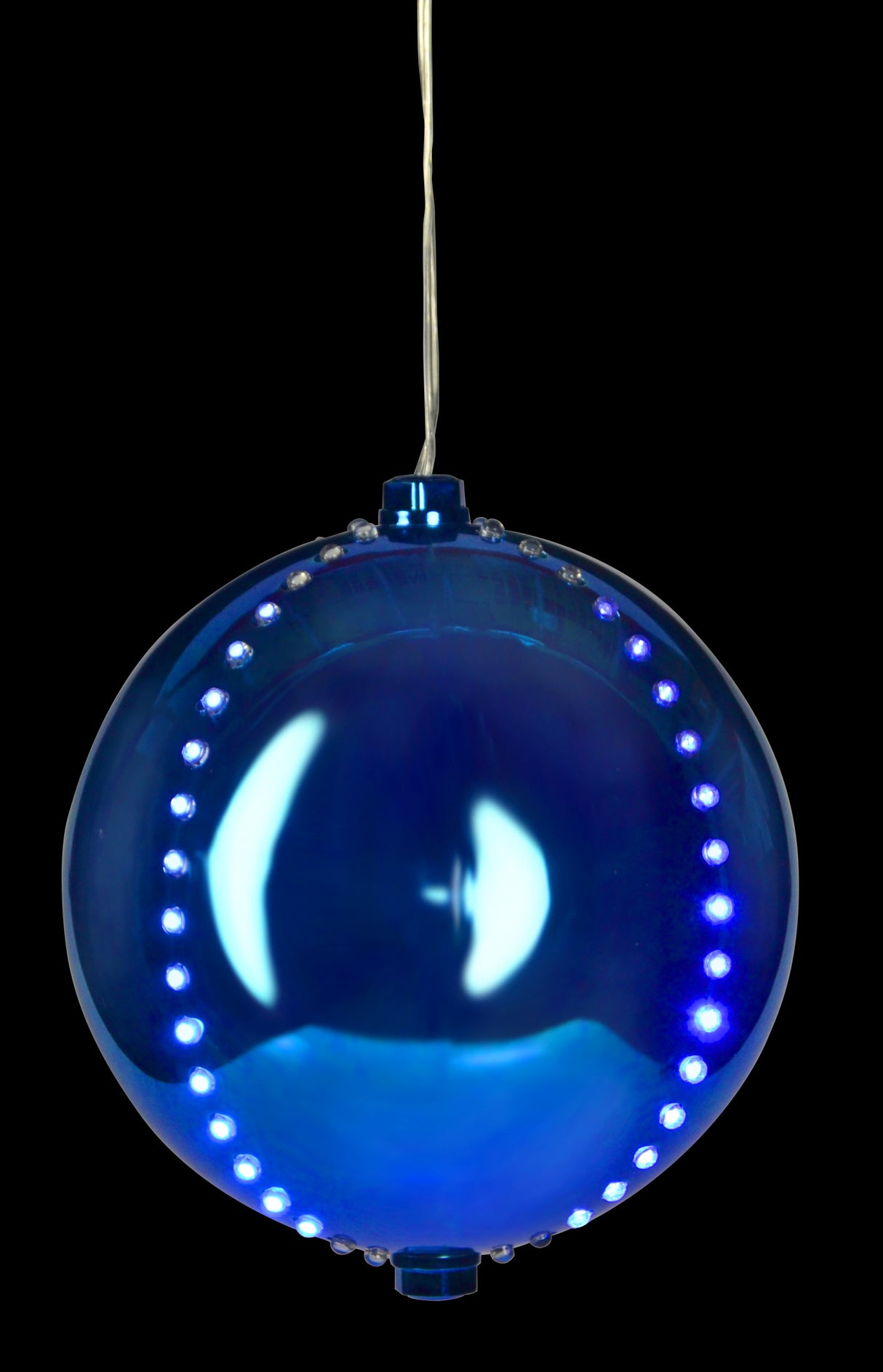 6" Round LED Snowfall Hanging Ornament Decoration