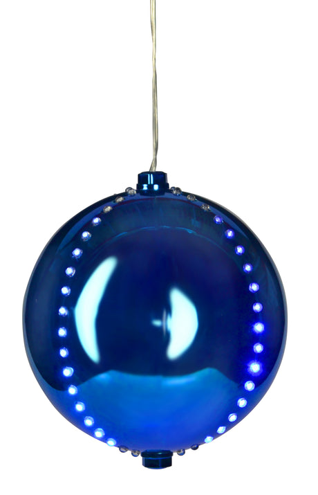 6" Round LED Snowfall Hanging Ornament Decoration