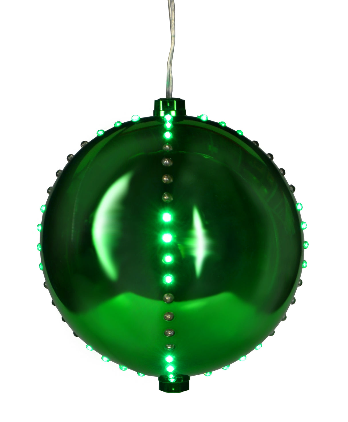 6" Round LED Snowfall Hanging Ornament Decoration