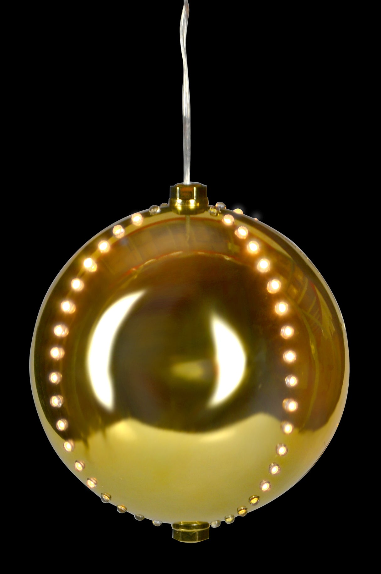 6" Round LED Snowfall Hanging Ornament Decoration