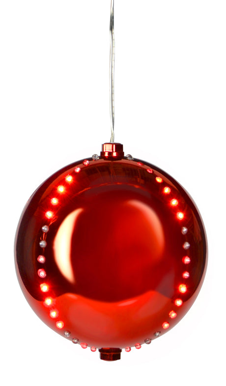 6" Round LED Snowfall Hanging Ornament Decoration