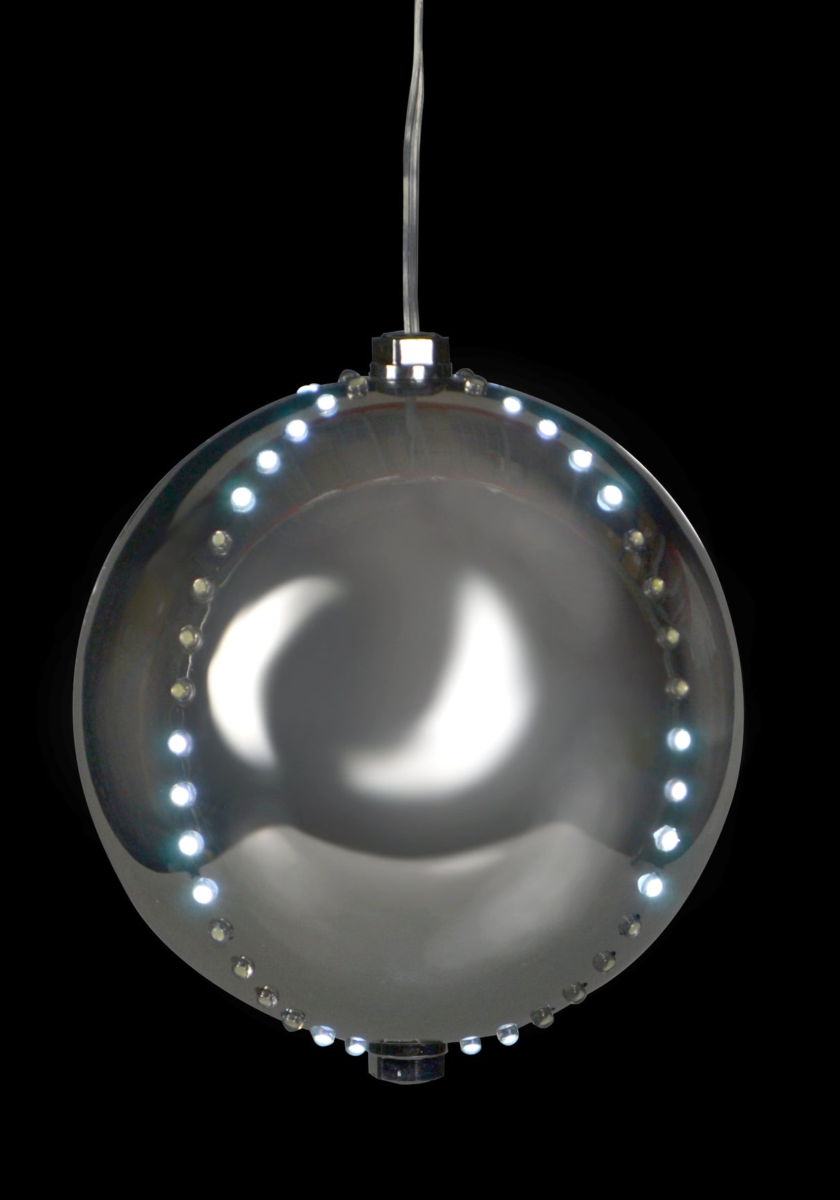 6" Round LED Snowfall Hanging Ornament Decoration