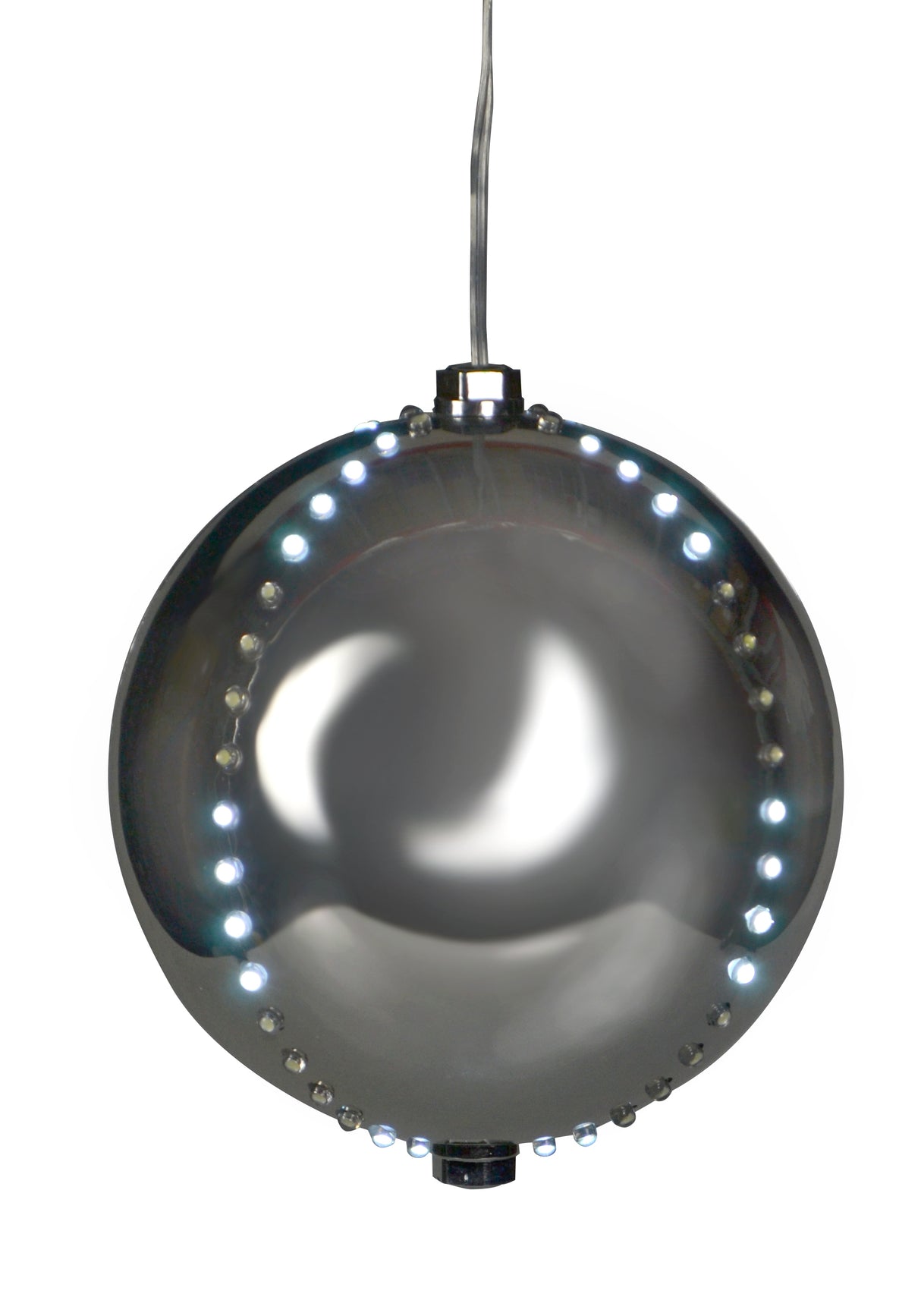 6" Round LED Snowfall Hanging Ornament Decoration
