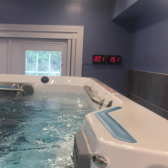 Endless Pools® Fitness System Swim Pace Display
