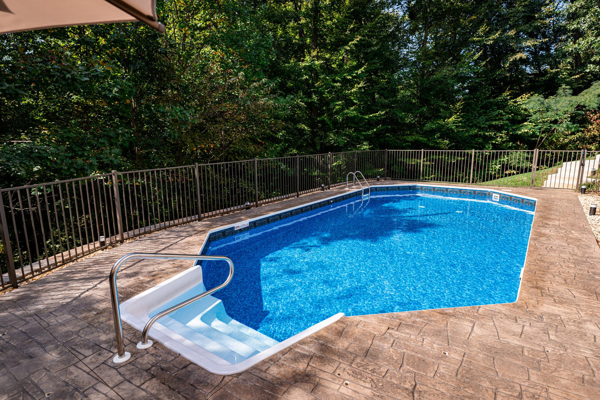 Foxpool Inground or Semi-Inground Ultimate Oval Grecian Pool