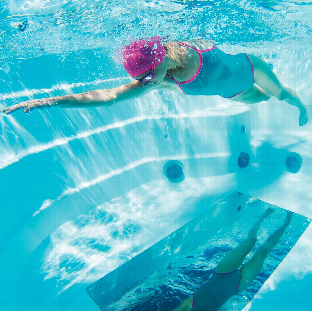 Endless Pools® Fitness System Underwater Swim Training Mirror