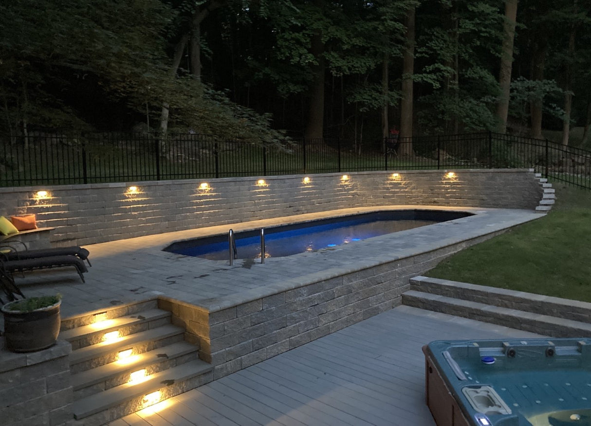 Foxpool Inground or Semi-Inground Ultimate Oval Grecian Pool