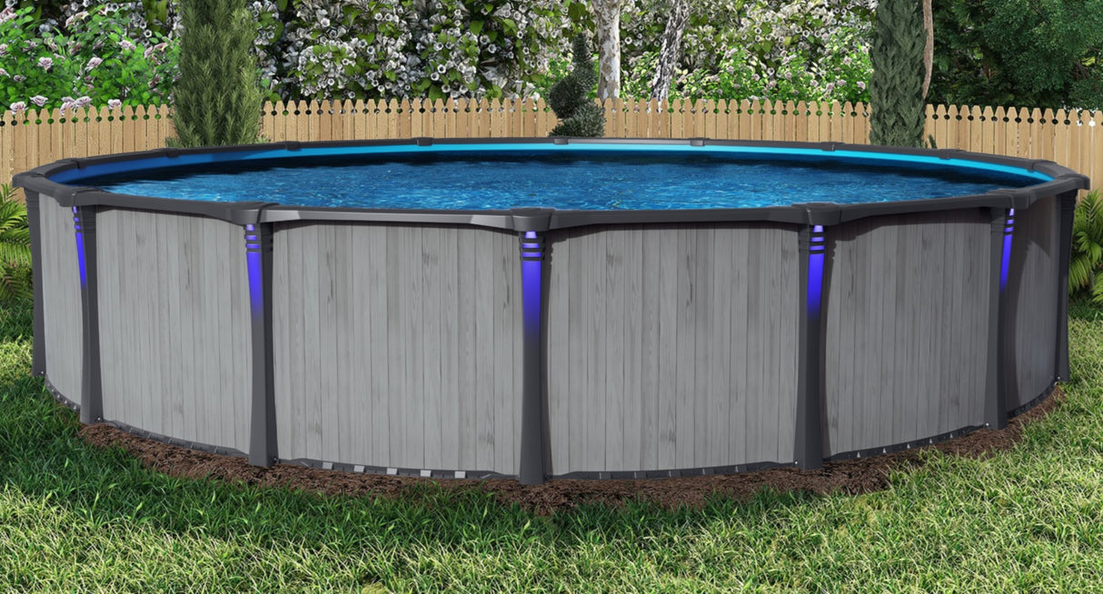 Carvin® Gold Series White Wood 52" Above Ground Swimming Pool