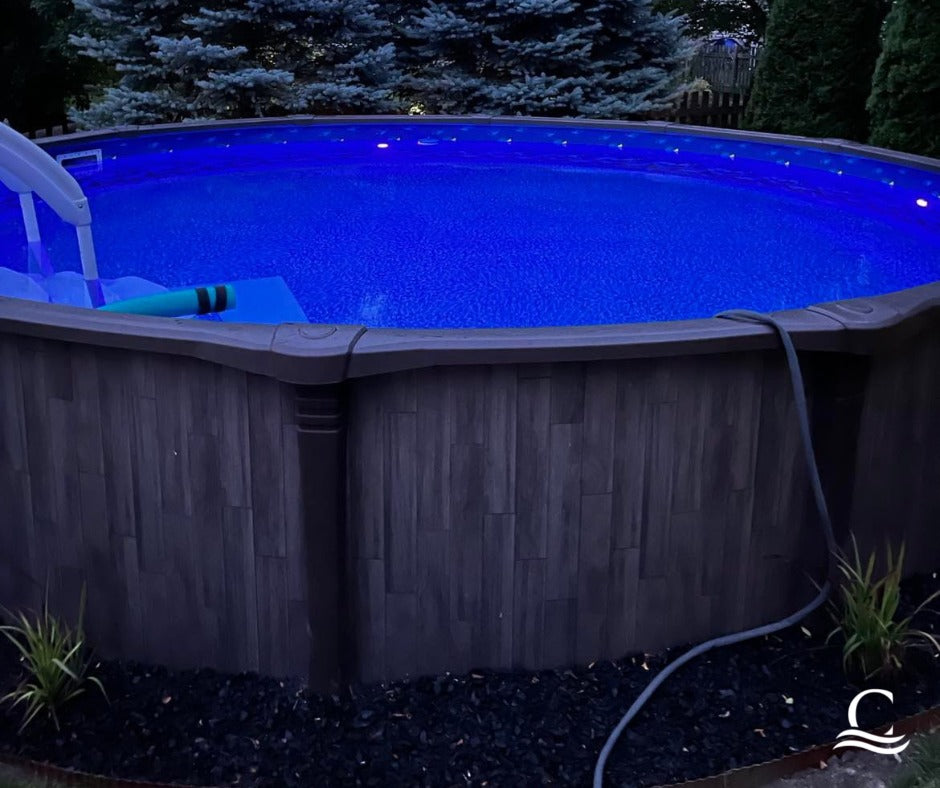 CARVIN® Woodstock 52" Round Resin Above Ground Swimming Pool