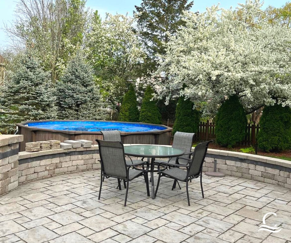 CARVIN® Woodstock 52" Round Resin Above Ground Swimming Pool