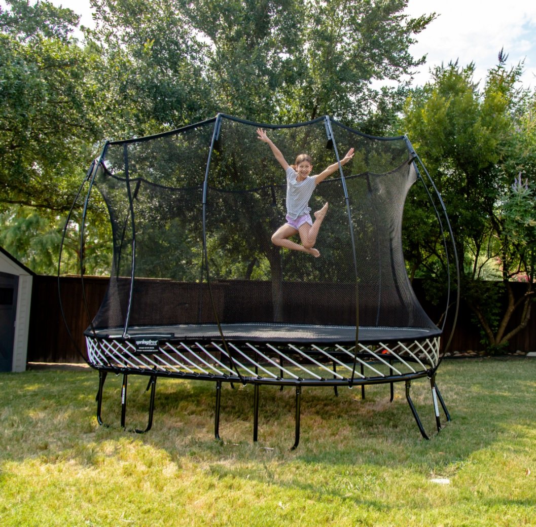Springfree 11' x 11' Large Square Trampoline - Guaranteed Lowest Price