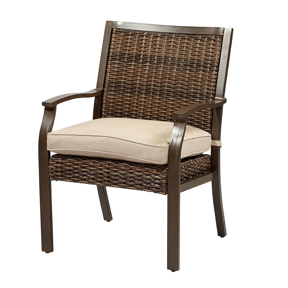 Thatcher Woven Padded Patio Dining Sets