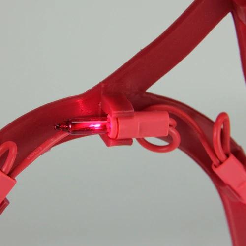 Lighted Valentine's Day Double Heart Window Silhouette Decoration