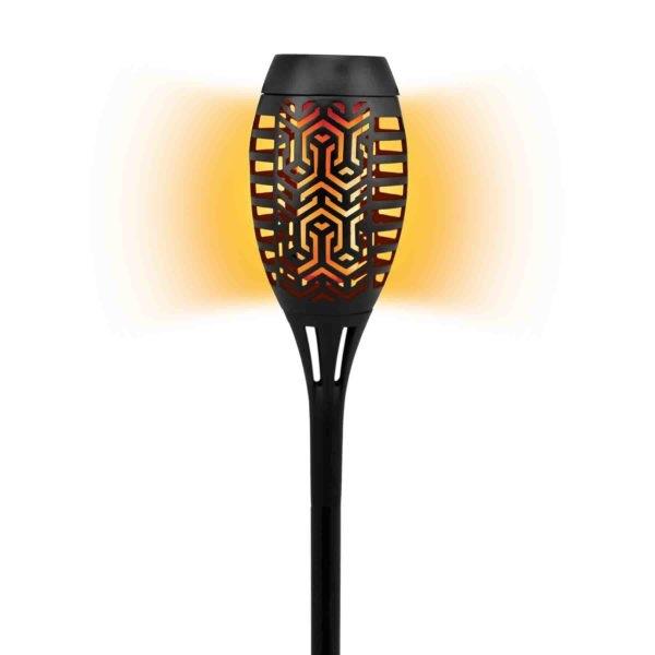 Zen Garden Solar Flicker Flame Pathway Lantern