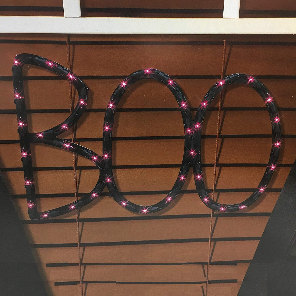 Halloween Lighted BOO Ornamental Silhouette