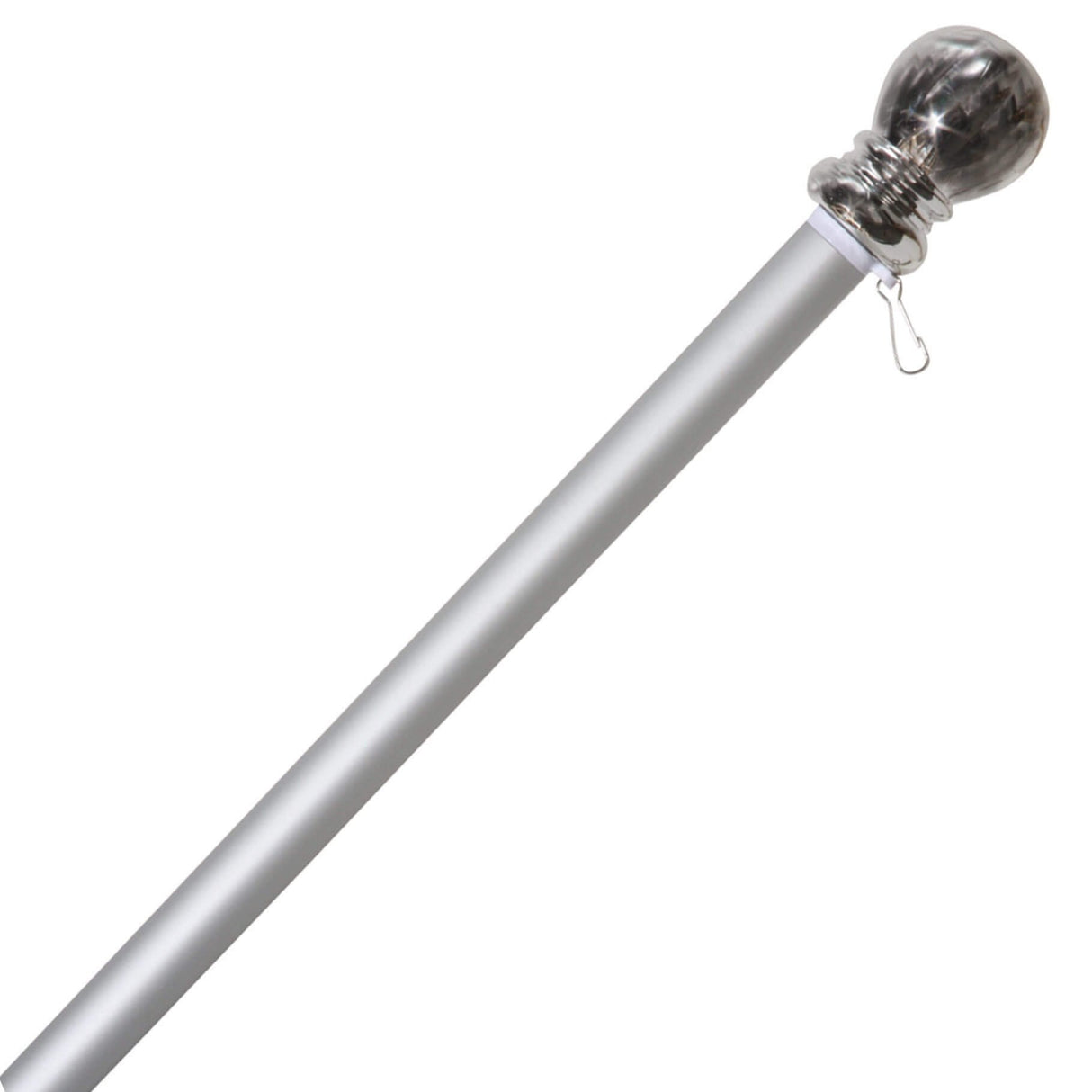 Chrome Finish Aluminum House Flag Pole with Anti-Wrap Tube