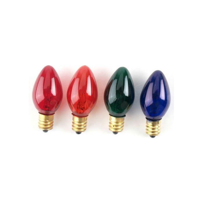Replacement C7 Transparent Twinkle Bulbs