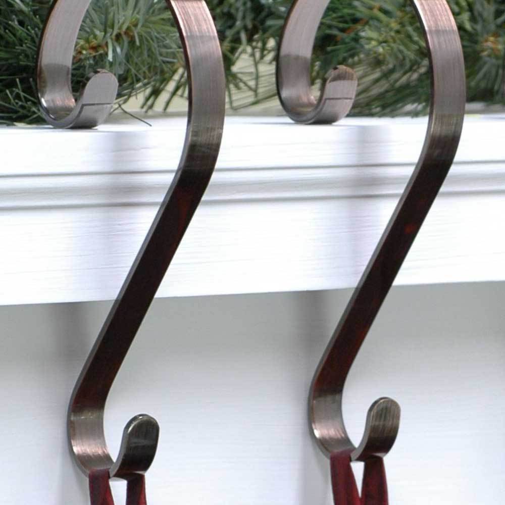 Christmas - 2 Pack Scroll Christmas Stocking Holders By Haute Decor