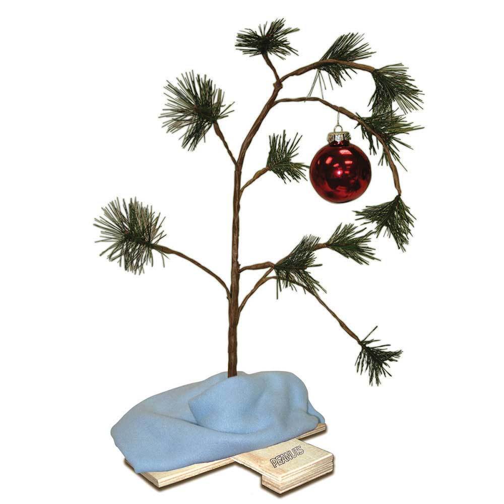 Christmas - 24" Peanuts Charlie Brown Lonely Tree With Blanket